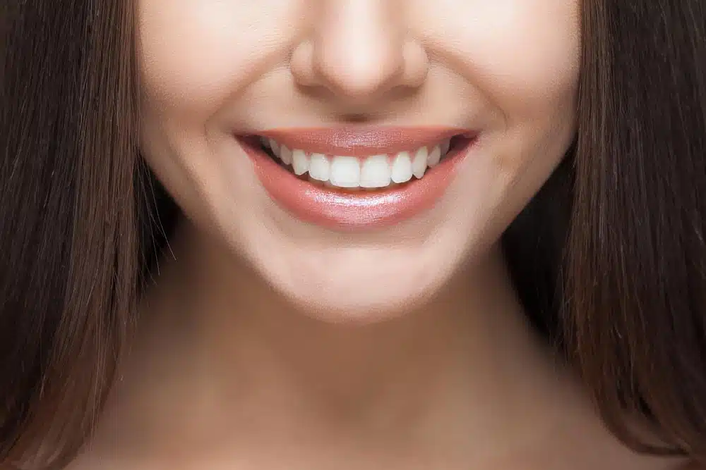 Smiling Woman With White Teeth