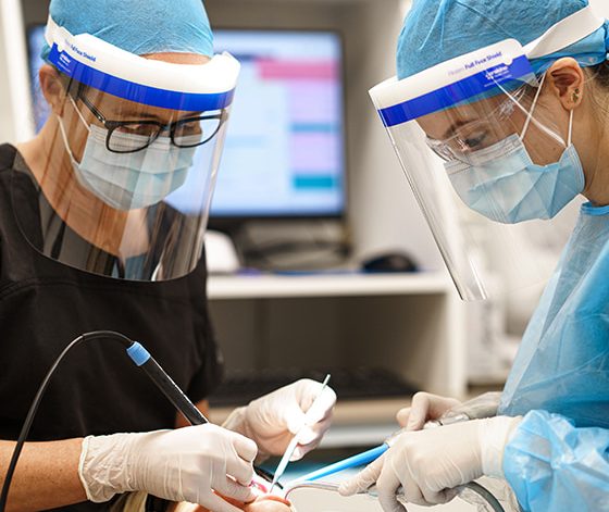 Dental Nurses In PPE — Suncoastdental In Maroochydore, QLD