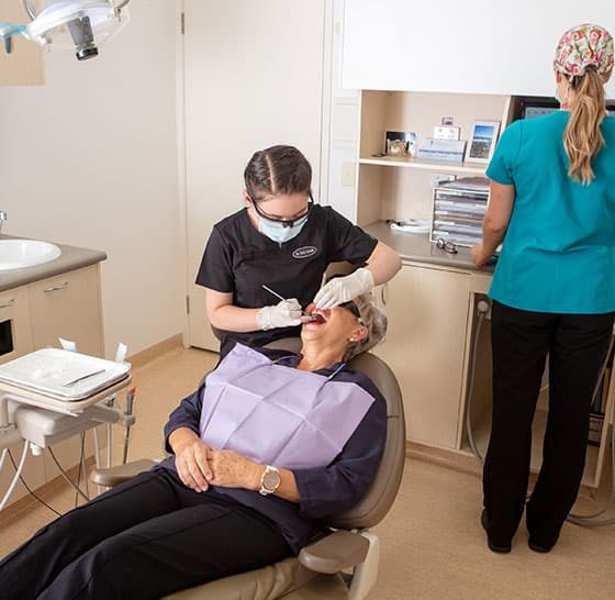 Dr Erin Installing Fillings To Prevent Cavity — Suncoastdental In Maroochydore, QLD