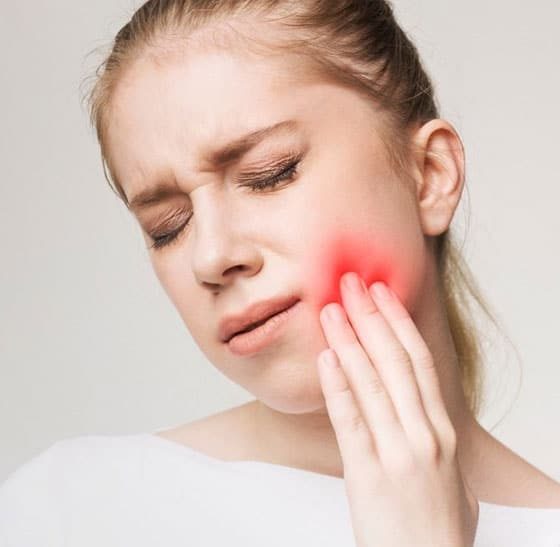 Women Suffers From Toothache — Suncoastdental In Maroochydore, QLD